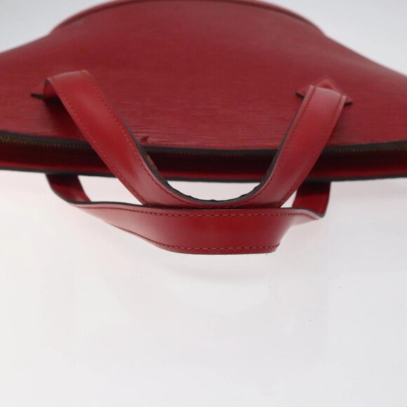 LOUIS VUITTON Epi Saint Jacques Shoulder Bag Red M52277 LV Auth 116737 - Picture 8 of 16